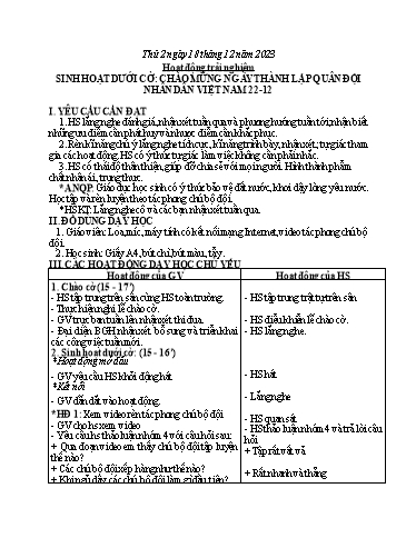 Kế hoạch bài dạy Tiếng Việt 3 - Bài: Luyện tập mở rộng vốn từ về nghề nghiệp, câu hỏi - Năm học 2023-2024 - Nguyễn Thị Trinh