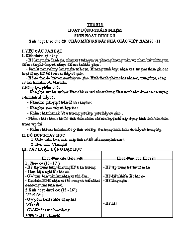Kế hoạch bài dạy Tiếng Việt 3 - Bài: Luyện tập từ ngữ chỉ hoạt động, đặc điểm, câu kể - Năm học 2023-2024 - Bạch Thị Hải Yến