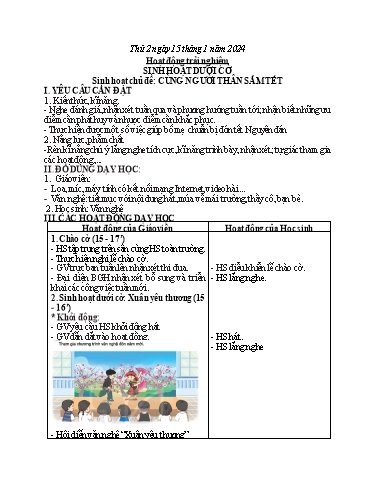 Kế hoạch bài dạy Tiếng Việt 3 - Bài: Mở rộng vốn từ thiên nhiên, câu cảm, câu khiến - Năm học 2023-2024 - Bạch Thị Hải Yến