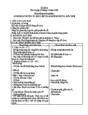 Kế hoạch bài dạy Tiếng Việt + Toán 3 - Năm học 2023-2024 - Bạch Thị Hải Yến