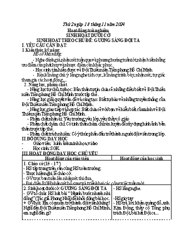 Kế hoạch bài dạy Tiếng Việt + Toán 3 - Tuần 11 - Năm học 2024-2025 - Bạch Thị Hải Yến