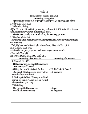Kế hoạch bài dạy Tiếng Việt + Toán 3 - Tuần 18 (Thứ 2-4) - Năm học 2024-2025 - Nguyễn Thị Mỹ Linh