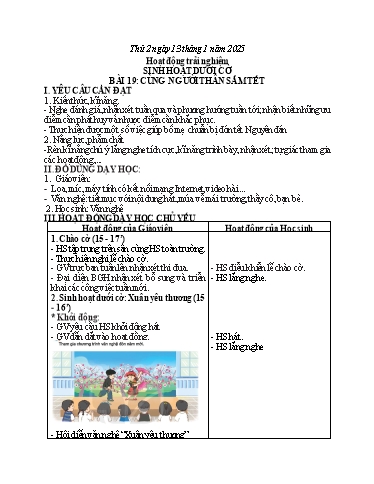 Kế hoạch bài dạy Tiếng Việt + Toán 3 - Tuần 19 (Thứ 2-4) - Năm học 2024-2025 - Nguyễn Thị Mỹ Linh