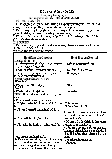 Kế hoạch bài dạy Tiếng Việt + Toán 3 - Tuần 23 (Thứ 2-4) - Năm học 2023-2024 - Hoàng Thị Dung