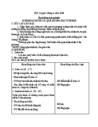 Kế hoạch bài dạy Tiếng Việt + Toán 3 - Tuần 29 (Thứ 2-4) - Năm học 2023-2024 - Bạch Thị Hải Yến