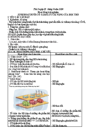 Kế hoạch bài dạy Tiếng Việt + Toán 3 - Tuần 3 (Thứ 2-4)- Năm học 2024-2025 - Hoàng Thị Dung