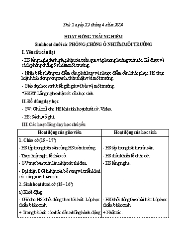 Kế hoạch bài dạy Tiếng Việt + Toán 3 - Tuần 32 (Thứ 2-4) - Năm học 2023-2024 - Bạch Thị Hải Yến