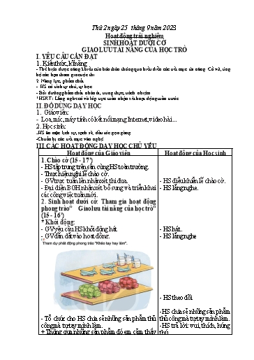 Kế hoạch bài dạy Tiếng Việt + Toán 3 - Tuần 4 - Năm học 2023-2024 - Nguyễn Thị Trinh