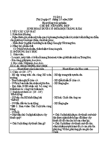 Kế hoạch bài dạy Tiếng Việt + Toán 3 - Tuần 5 (Thứ 2-4)- Năm học 2024-2025 - Hoàng Thị Dung