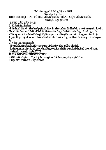 Kế hoạch bài dạy Tiếng Việt + Toán 3 - Tuần 5 (Thứ 5+6)- Năm học 2024-2025 - Hoàng Thị Dung