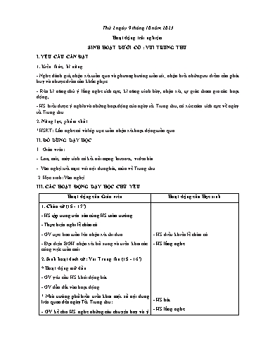 Kế hoạch bài dạy Tiếng Việt + Toán 3 - Tuần 6 - Năm học 2023-2024 - Nguyễn Thị Trinh