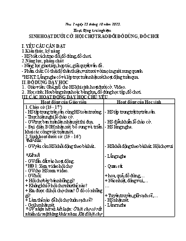 Kế hoạch bài dạy Tiếng Việt + Toán 3 - Tuần 8 - Năm học 2023-2024 - Nguyễn Thị Trinh