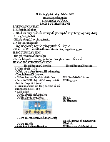 Kế hoạch bài dạy Toán 3 - Bài: Luyện tập trang 44 (Tiết 2) - Năm học 2023-2024 - Bạch Thị Hải Yến