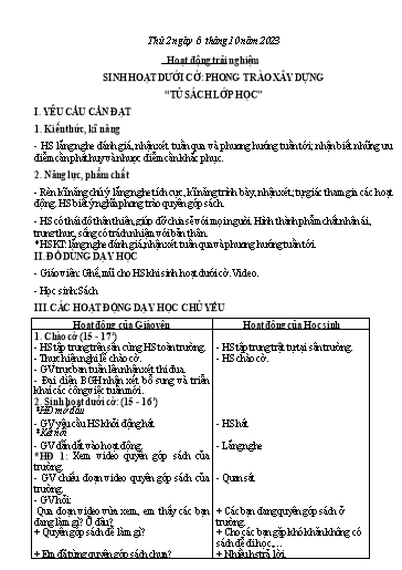 Kế hoạch bài dạy Toán + Tiếng Việt 3 - Tuần 10 - Năm học 2023-2024 - Hoàng Thị Dung