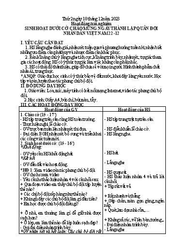 Kế hoạch bài dạy Toán + Tiếng Việt 3 - Tuần 16 (Thứ 2-4) - Năm học 2023-2024 - Hoàng Thị Dung