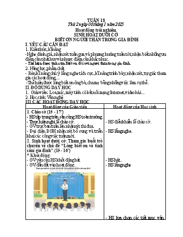 Kế hoạch bài dạy Toán + Tiếng Việt 3 - Tuần 18 - Năm học 2024-2025 - Hoàng Thị Dung