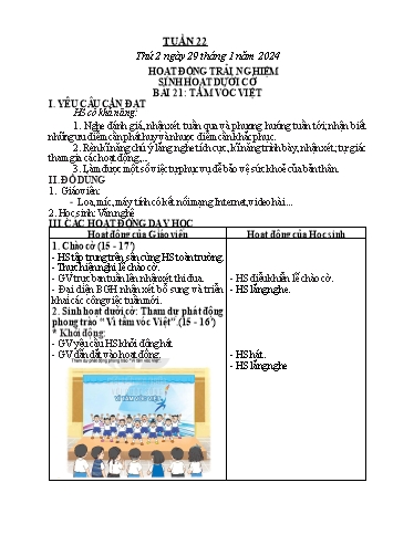 Kế hoạch bài dạy Toán + Tiếng Việt 3 - Tuần 22 (Thứ 2-4) - Năm học 2023-2024 - Trần Thị Hương