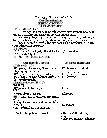 Kế hoạch bài dạy Toán + Tiếng Việt 3 - Tuần 22 (Thứ 2-4) - Năm học 2023-2024 - Hoàng Thị Dung