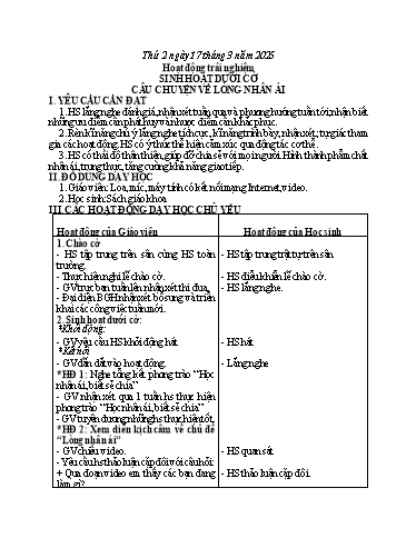 Kế hoạch bài dạy Toán + Tiếng Việt 3 - Tuần 27 - Năm học 2024-2025 - Hoàng Thị Dung