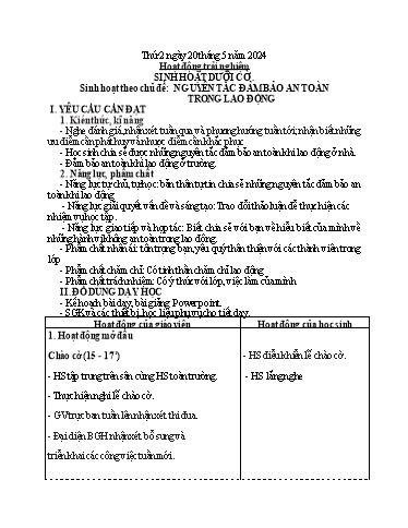 Kế hoạch bài dạy Toán + Tiếng Việt 3 - Tuần 36 - Năm học 2023-2024 - Hoàng Thị Dung