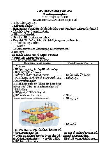 Kế hoạch bài dạy Toán + Tiếng Việt 3 - Tuần 4 - Năm học 2023-2024 - Bạch Thị Hải Yến