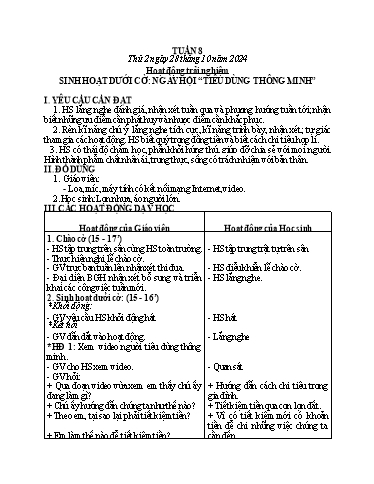 Kế hoạch bài dạy Toán + Tiếng Việt 3 - Tuần 8 - Năm học 2024-2025 - Hoàng Thị Dung